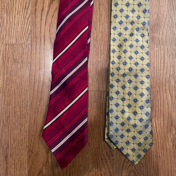 Silk ties handcrafted set of two - Picture 7 of 8
